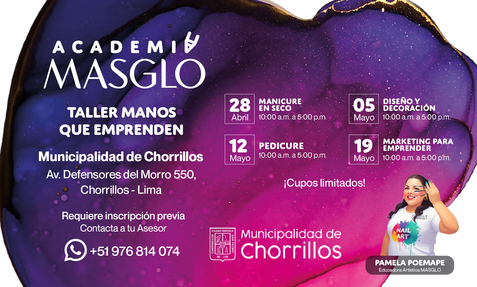 Evento virtual Academia Masglo