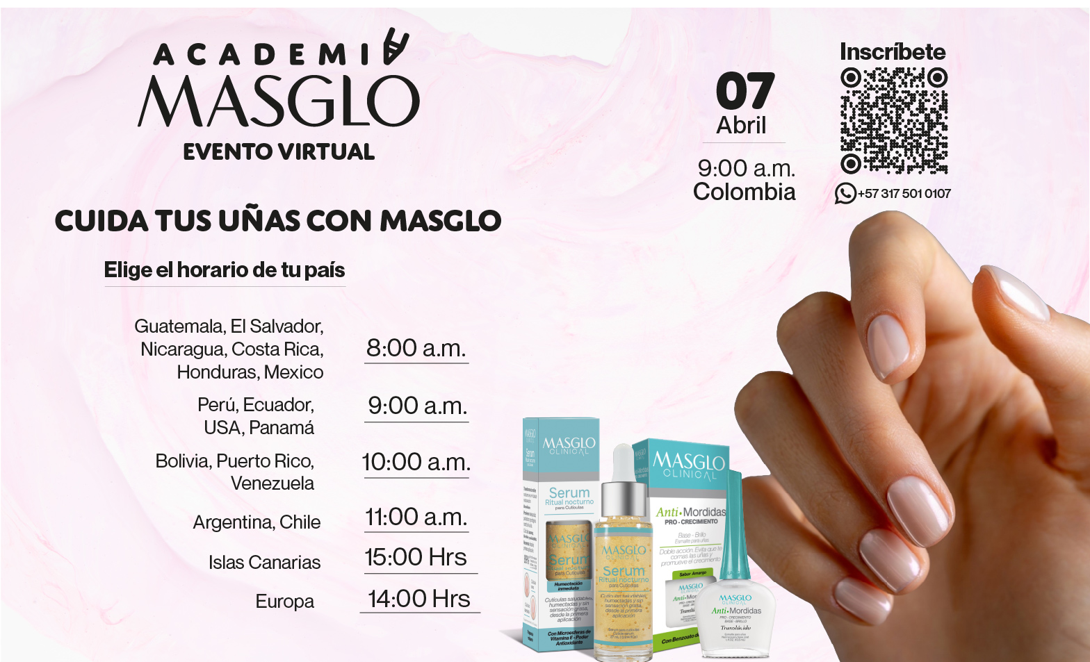 Evento virtual Academia Masglo