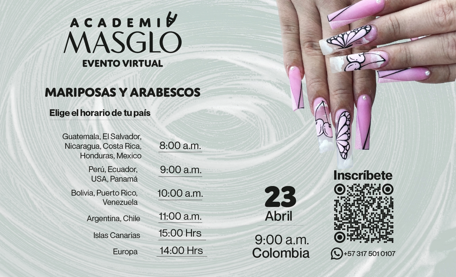 Evento virtual Academia Masglo