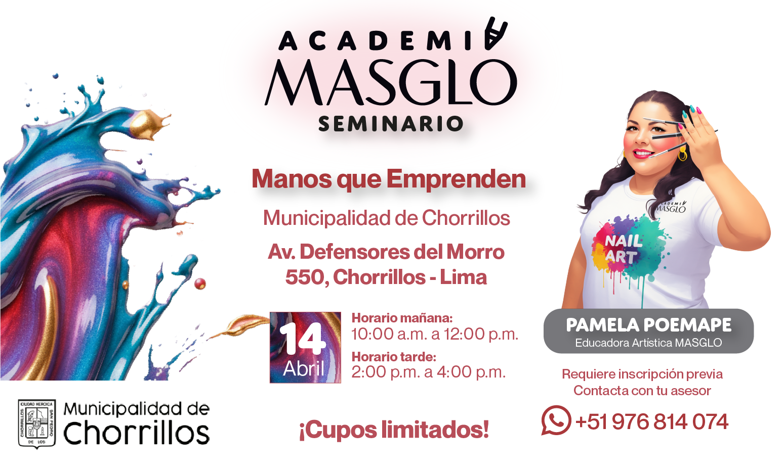 Evento virtual Academia Masglo